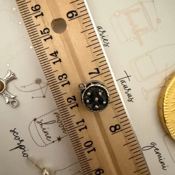 Vintage Sterling Silver Birthday Cake Charm - Picture 6 of 6